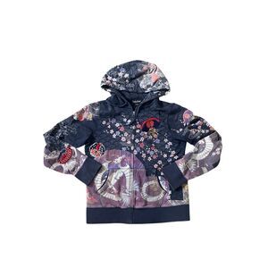Y2K Lucky Brand Zip Up Hoodie – Size M